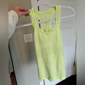 Yellow/ green lulu tank size 4